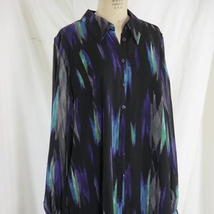 Kirna Zabete XL Women's chiffon dress NWT